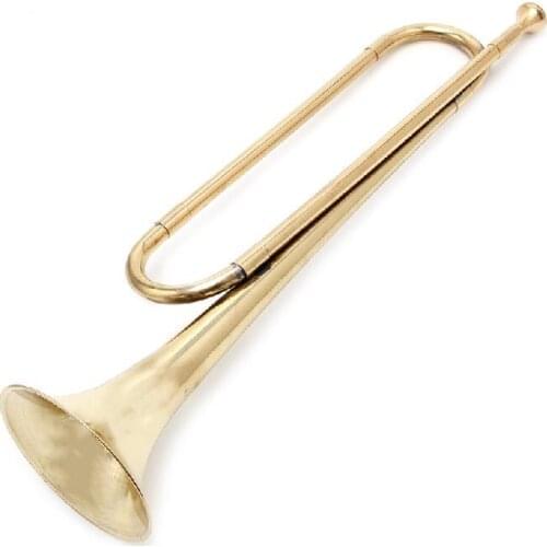 2021 New Retro B Flat Bugle Trumpet School Band Cavalry Beginner Military Orchestra New