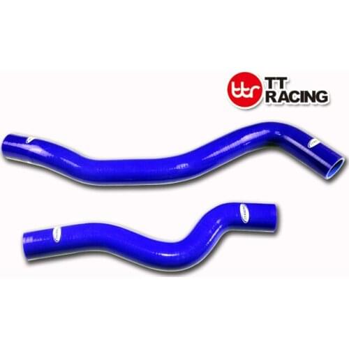 TT1403BL - SILICONE RADIATOR HOSES KIT FOR MITSUBISHI LANCER EVO 4 5 6 CP9A 4G63 Blue