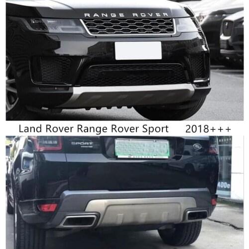 Front & Rear Bumper Guard Plate For Land Rover Range Rover Sport 2018-2021 Protector Anti-impact Stainless Steel Accessories