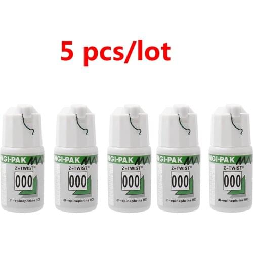 5bottles/lot 00# Gingival Retraction Cord CINCI-RAK Z-TVIST Cotton 274cm Length Dental Tool Dentist Dental Laboratory Equipment