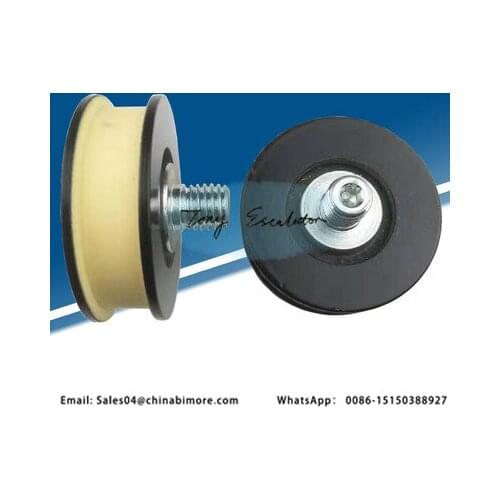 50pcs=1lots Elevator door roller lock door rope pulley heavy hammer door steel roller rope pulley wheel 56*17*6003 for otis