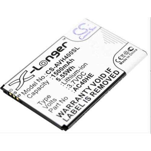 Cameron Sino 1500mAh battery for ARCHOS 40 Helium AC40HE Mobile, SmartPhone Battery Li-ion 3.7V 75.90 x 49.85 x 4.00mm