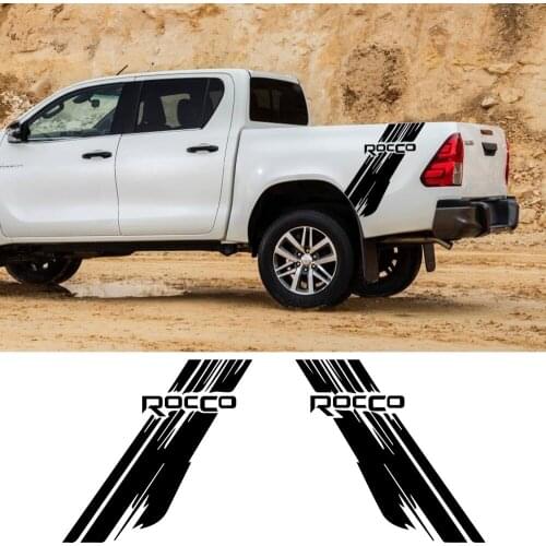 Car Styling Trunk Decor Sticker Vinyl Decal For Toyota Hilux Rocco Graphics Auto Body Customized Sport Racing Car Accessories