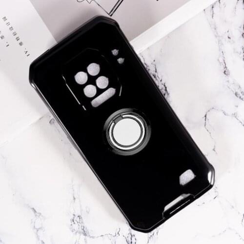 For Ulefone Armor 9E 9 Back Ring Holder Bracket Phone Case Cover Phone TPU Soft Silicone ON Armor9 6.3"