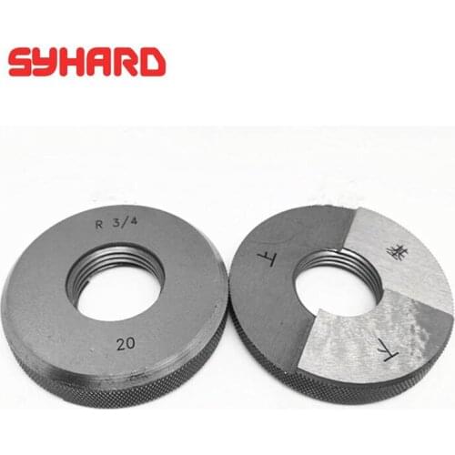 Inch Taper Thread Gauge RC 1/16 1/8 1/4 3/8 1/2-2 R Thread Ring Gauge