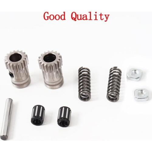 Good Quality Prusa I3 Mk2/mk2.5/mk3/mk3s 3d Printer Extruder Driving Gears Btech Dual Gears with 2pcs Extruder Spring