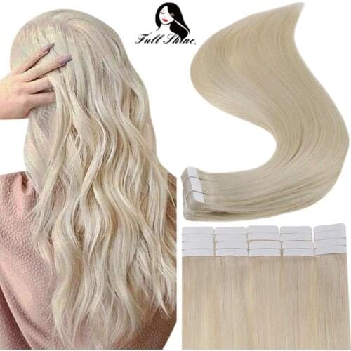 Full Shine Hair For Tape Extensions