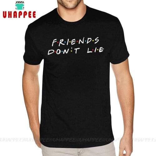 Cool T Shirts Friends Don't Lie T-shirts tshirt Boys S-6XL Black Tees Shirt