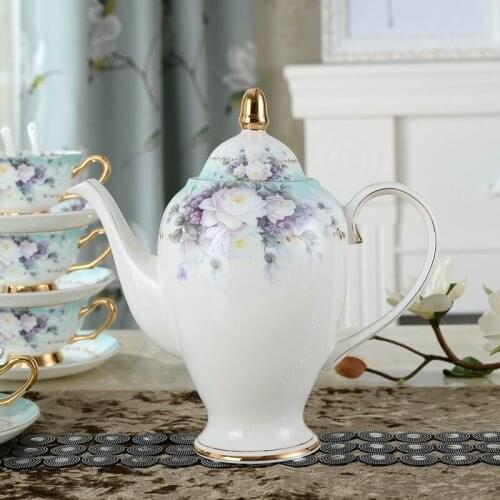 Bone China Coffee Pot European Style Teapot British Tea Set Accessories Teapot