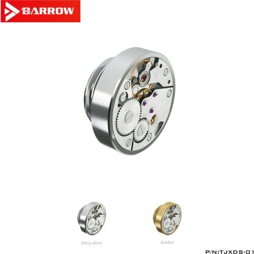 Barrow silver gold G1 / 4" time series manual tightening lock sealing plug water cooling computer accessories TJXDS-01