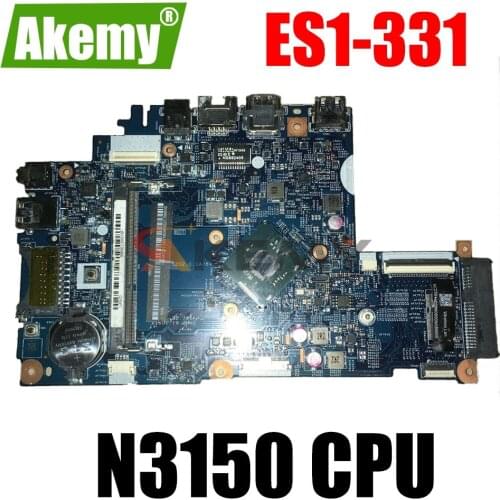 LAW_BA MB 14295-1M For Acer Aspire ES1-331 448.05T02.001M NBMZU11002 With N3150 DDR3L Motherboard 100% fully tested