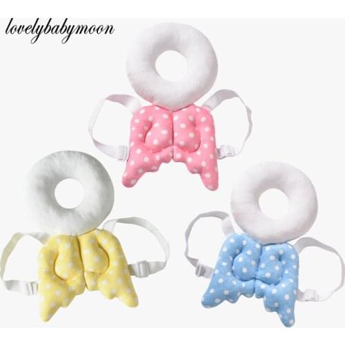 Cute Baby Infant Toddler Newborn Head Back Protector Safety Pad Harness Headgear Cartoon Baby Head Protection Pad Baby toddler