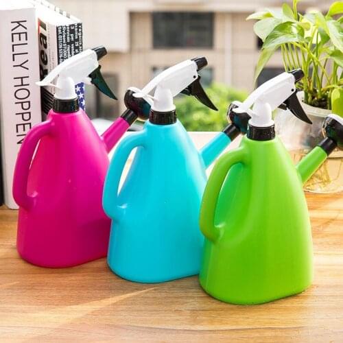 Refillable Mist Bottle Watering Can Pot Sprayer Bottle Garden Plants Tool 2-in-1 Plant Watering Can Лейка Для Цветов