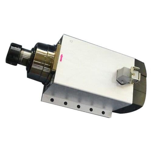 GDF52 flange spindle motor 5KW 380v ER32 SQUARE AIR COOLED SPINDLE MOTOR for wood engraving
