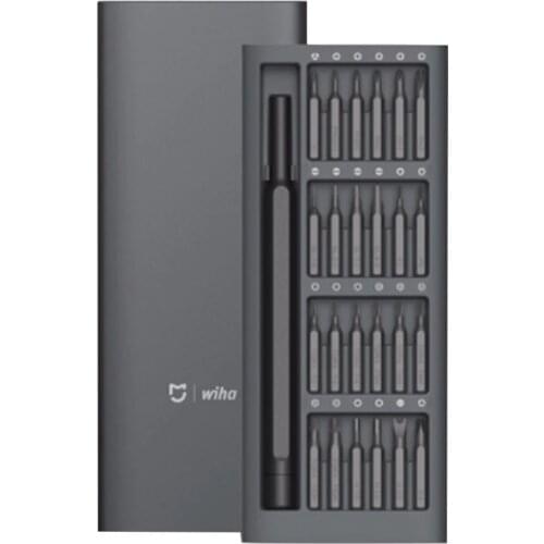 Original Mijia Wiha Daily Use Screwdriver Kit 24 in 1 Precision Magnetic Bits Alluminum Box Mijia Wiha Screw Driver Set