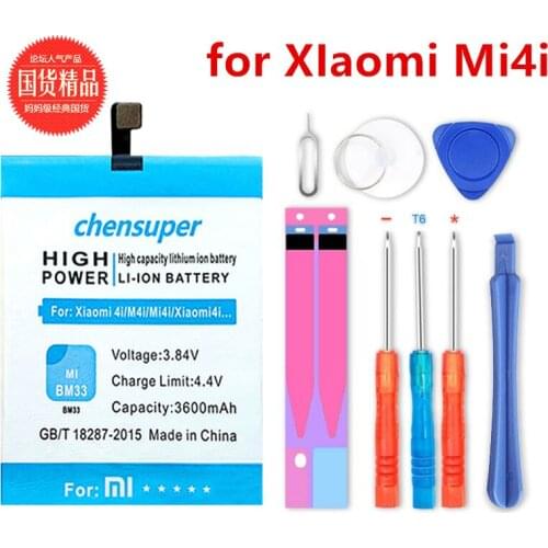 NEW chensuper 3600mAh BM33 Battery for XIaomi Mi4i Battery Mi 4i M4i High Capacity Battery