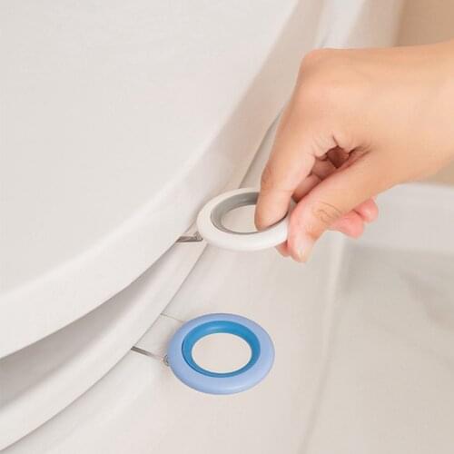 New Toilet Accessories Portable Foldable Toilet Seat Lifter Sanitary Closestool Cover Lift Handle For Travel Home