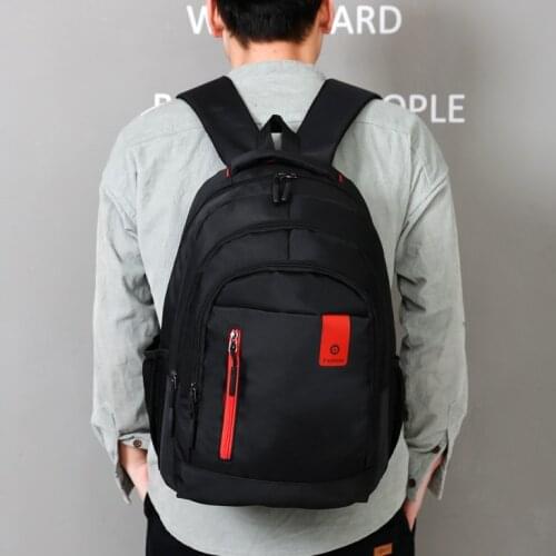 New Backpack Business Laptop Backpack Mens Fashion Simple Leisure Travel Bag Student Bag Wholesale Canvas Backpack Men