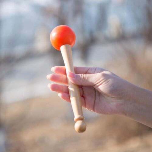 Orange Colors Rubber Striker Rubber Mallet for Playing Crystal Singing Bowl