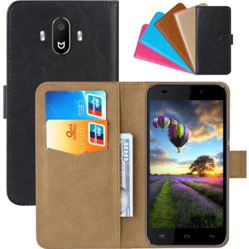 Luxury Wallet Case For Irbis SP511 PU Leather Retro Flip Cover Magnetic Fashion Cases Strap