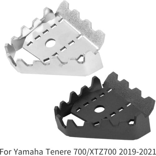 Motorcycle Rear Brake Pedal Extension Step Tip Plate Enlarge Peg Pad Extende For Yamaha Tenere 700 XTZ700 2019-2021 2020