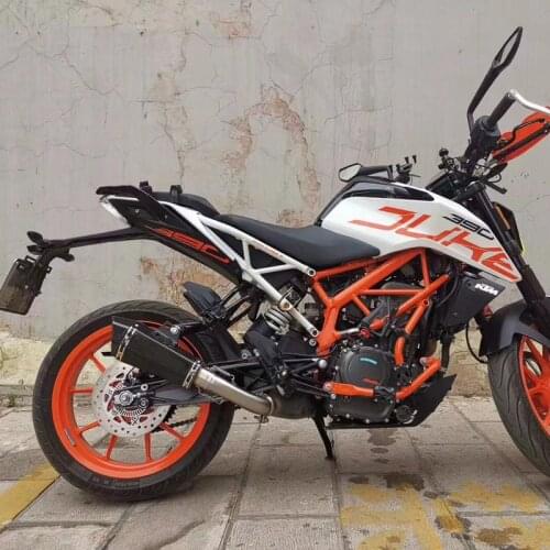 Free Shipping 51mm Universal Motorcycle Exhaust Pipe Muffler Escape Moto With DB Killer With Sticker