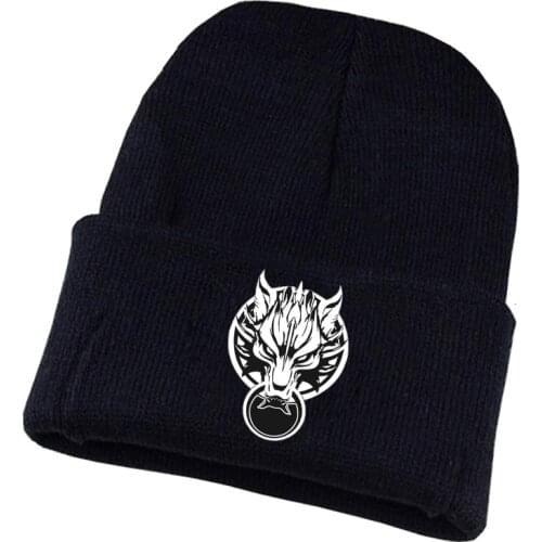 Anime Final Fantasy Knitted hat Cosplay hat Unisex Print Adult Casual Cotton hat teenagers winter Knitted Cap