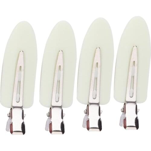 4 Pcs Hair Clips No Bends Beauty Accessory Hair Pins No Mark Pin Curl Clip Barrette Hair Styling Bang Clips For Womens