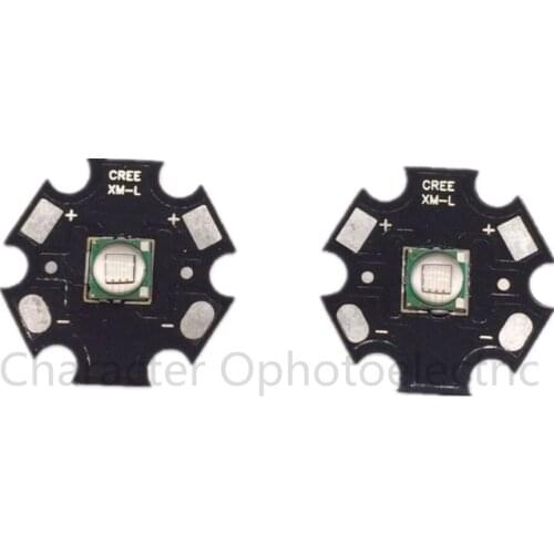 1 PCS 10W XML T6 High Power LED Light Emitter Royal Blue 445nm - 455nm on 16mm 20mm Aluminum PCB