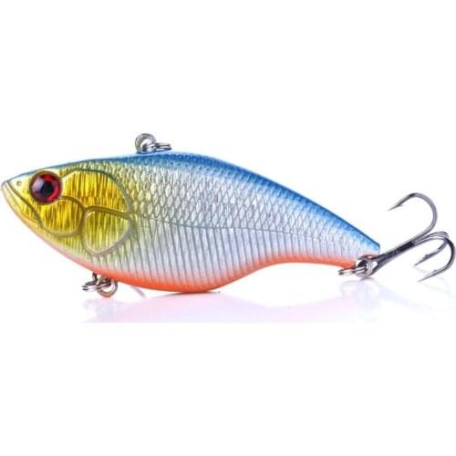 1PCS 7cm 18g VIB Fishing Lure Rattlin VIB Hard Bait Long Shot Wobbler Crankbait Isca Artificial Perch
