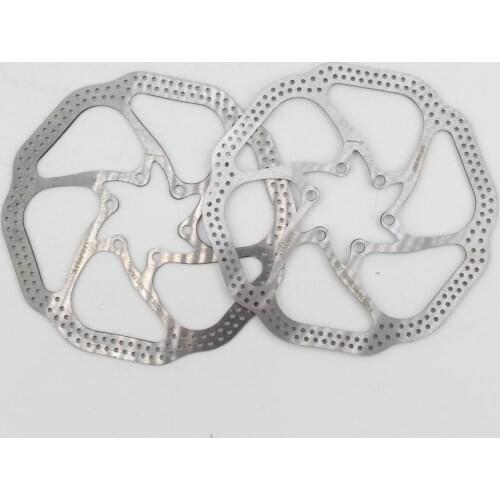 2Pcs New HS1 160mm 6" bicycle disc brake rotors lightest Mountain bike stainless steel brake disc rotors MTB parts Free shipping