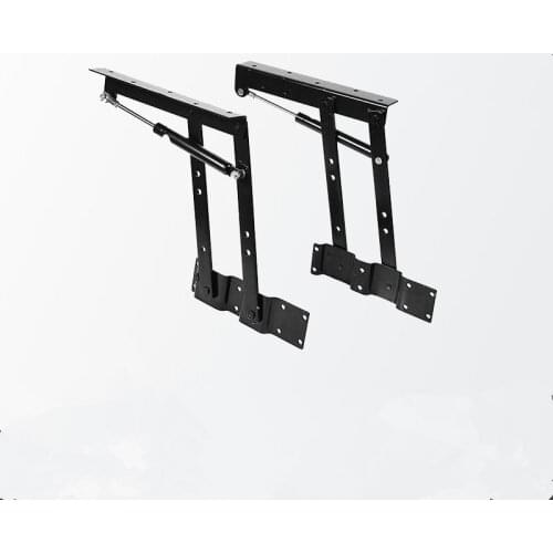 2pcs Folding Spring Tea Table Hinge Furniture Lift Up Top Mechanism Hardware Lifting Rack Shelf For Coffee ComputerTable