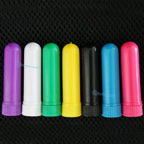 20 pcs / Lot Nasal Inhaler Essential Oil Aromatherapy Tube Diffuser essential oils Blank Plastic