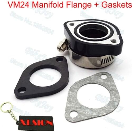 28mm Carb Rubber Manifold Flange Adapter Gaskets For Mikuni VM24 Pit Dirt Bike