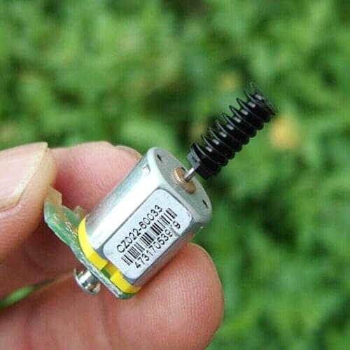 5PCS standard micro mini electric N20 motor DC 12V-24V 18V 39600RPM with worm high speed long machine suitable for encoder