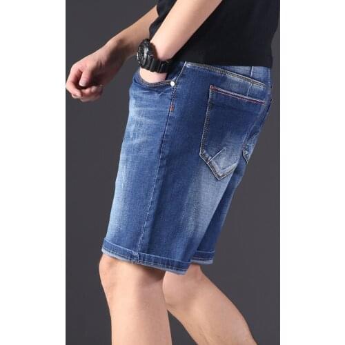 9XL Plus Size 2021 Summer High Quality Mens Baggy Cargo Shorts Male Casual Short Denim Pants Fashion Mens Short Jeans Trousers