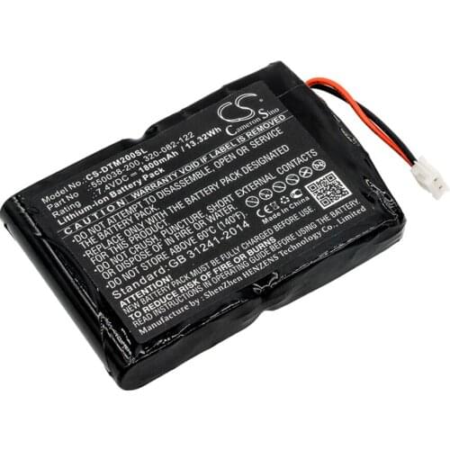 Cameron Sino 1800mah battery for O'NEIL MF2te 320-082-122 550038-200 batteries