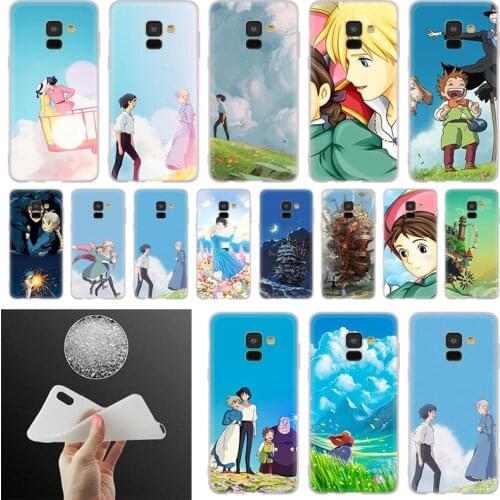Phone Case For Samsung Galaxy A10 A20 A30 A40 A50 A51 A70 A6 A8 Plus A7 A9 2018 A3 A5 2017 Soft Cover Howls Howls Moving Castle