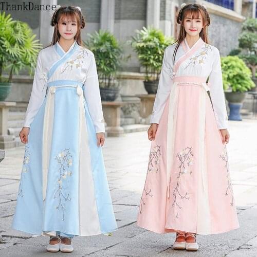 Hanfu Mulheres Women Plum Hanfu Costume Dress Fairy Skirt Fresh and Elegant Huaqing Pavilion Hanfu Clothing Chinese Style