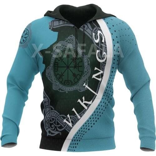 X-Safala Viking Odin Dragons Tatto 3D All Printed Hoodie Man 1 Women Harajuku Outwear Zipper Pullover Sweatshirt Casual Jacket