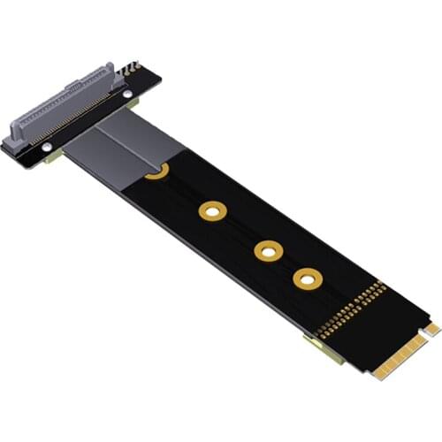 U.2 to NGFF M.2 Key M Extension Cable SFF-8639 U.2 to NGFF M.2 Key M SSD Interface U.2 to NVME Extension Cable
