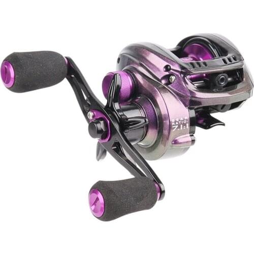 8KG Max drag Baitcasting Reel,7.1:1 Gear Ratio Fishing Reels, Low Profile Baitcaster Fishing Reels, Carbon Fiber Drag