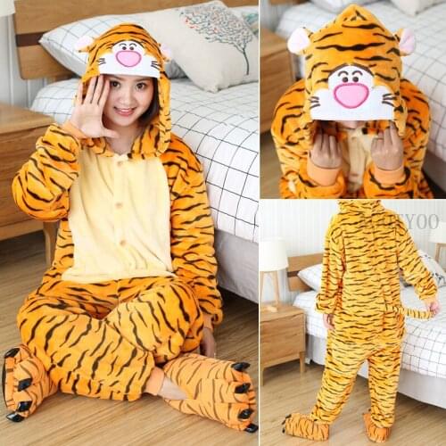 Unicorn Onesies Unisex Winter Tiger Panda Onesies Women Men Nightwear Anime Cosplay Costumes Adults Flannel Sleepwear Pajamas