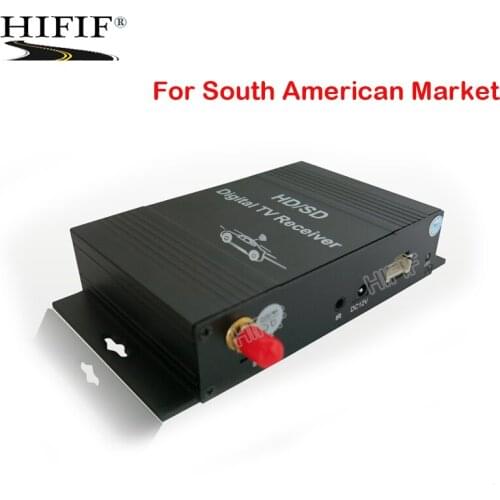 Mobile Car ISDB-T Digital TV BOX External TV Receiver /Tuner For South American ONE SEG Free shipping