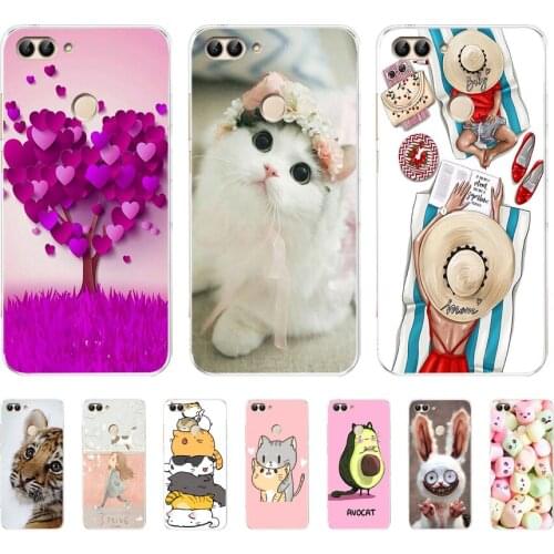 Soft Case For Silicone Back Cover For Cute Phone Cases Cover Bumper for Huawei P Smart Z 2018 2019 2020 Mate 10 20 Lite GR3 Case