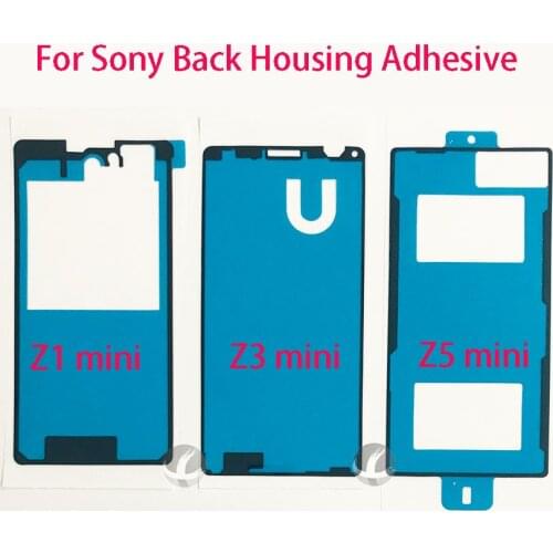 1pc Back Cover Sticker for Sony Xperia Z Z1 Z2 Z3 Plus Z4 Z5 Z1 Mini Z3 Mini Z5 Mini Compact Z5 Premium Rear Housing Adhesive