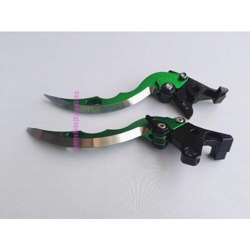 New bike motorcycle motorbike CNC brake&Clutch Levers,Blade Style Green For Yamaha YZF750R/SP 1993-1998