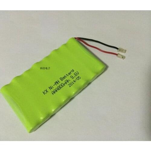 MasterFire Original 9.6V AAA Ni-mh 800mAh Battery Pack Rechargeable NiMH Batteries With Plugs