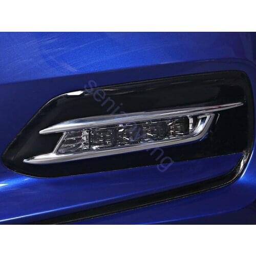 Front Fog Light Chrome Cover Trim For 2018-2021 Honda Accord Sedan Decoration Style 2PCS