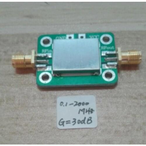Rf amplifier 0.1-2000 MHZ 30 db
